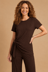 BLUSA TEXTURIZADA LEBLON CAFE